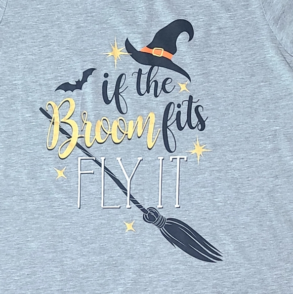 Ladies Humorous Halloween Shirt - Picture 2 of 4